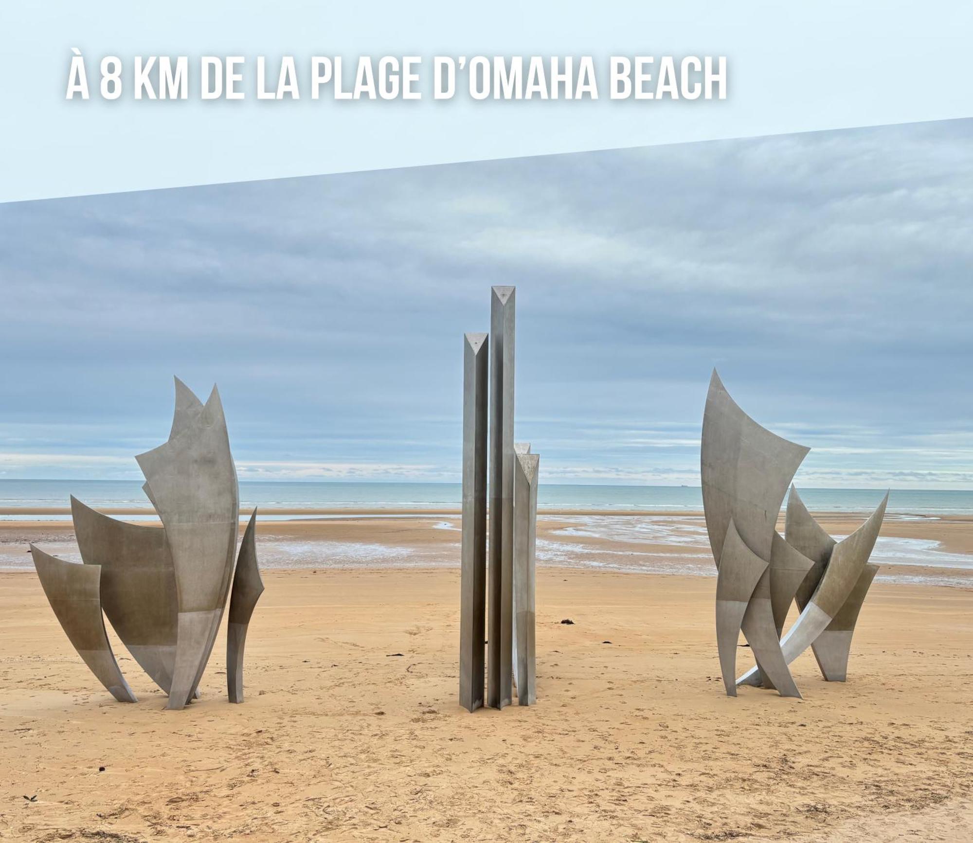 La Fromagerie Maison Lumineuse Et Spacieuse Beau Sejour 5 Ch 2 Wc 1 Sdb Grand Jardin Clos 5Mn A Pied Commerces 10 Mn Plage Omaha Beach Proche Plages Du Debarquement Trevieres Zewnętrze zdjęcie